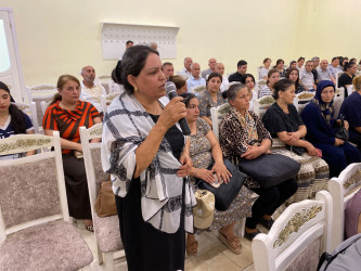 Binə qəsəbə sakinləri ilə növbəti səyyar görüş keçirilmişdir