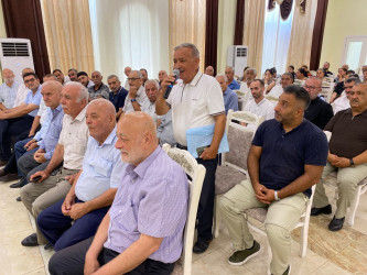 Binə qəsəbə sakinləri ilə növbəti səyyar görüş keçirilmişdir