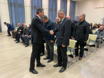 Xəzər RİH başçısının növbəti səyyar qəbulu Mərdəkan qəsəbəsində keçirilib