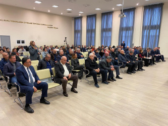 Xəzər RİH başçısının növbəti səyyar qəbulu Mərdəkan qəsəbəsində keçirilib