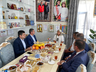 Vətən müharibəsi şəhidi Yusifzadə Ramil Adəm oğlunun əziz xatirəsi ehtiramla yad edilib