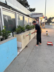 Xəzər rayonunda abadlıq-quruculuq və təmizlik işləri davam etdirilir