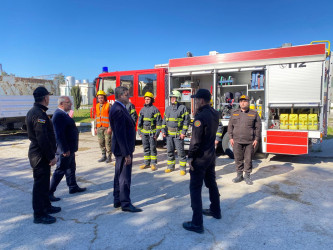 Xəzər rayonunda ərazi mülki müdafiə qüvvələri ilə təlim-məşq toplantısı təşkil olunub