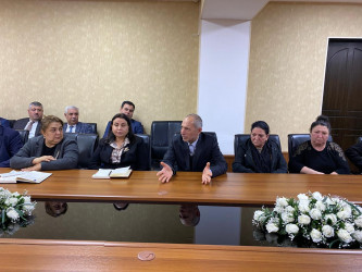 Xocalı soyqırımında həlak olmuş soydaşlarımızın  ailə üzvləri ilə görüş keçirilib