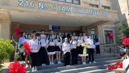 Xəzər rayonunun ümumtəhsil müəssisələrində "Son zəng" çalınıb