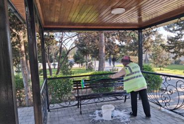 Xəzər rayonunda növbəti genişmiqyaslı təmizlik və abadlıq işləri həyata keçirilib