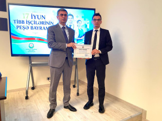 Xəzər rayonunda 17 iyun – Tibb İşçilərinin Peşə Bayramı  Günü münasibətilə “Sağlam gələcəyin memarları” adlı tədbir keçirilib