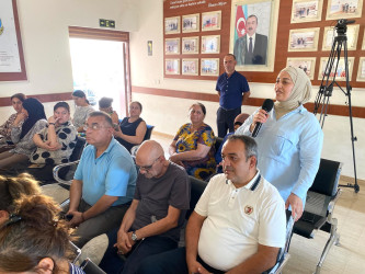 Şağan qəsəbə sakinləri ilə növbəti səyyar görüş keçirilmişdir