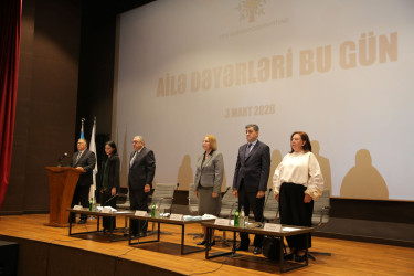 Xəzər rayonunda “Ailə dəyərləri bu gün” mövzusunda tədbir keçirilmişdir