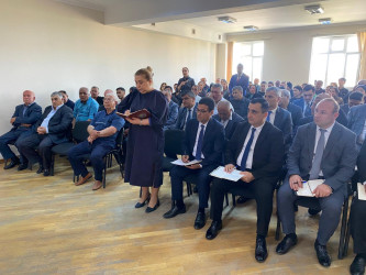 Rayon İcra Hakimiyyətinin başçısı Elşən Salahovun Qala qəsəbəsində yaşayan sakinlərlə növbəti səyyar qəbulu keçirilib