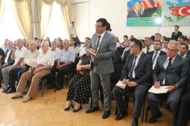 Mərdəkan qəsəbə sakinləri ilə növbəti səyyar görüş keçirilib