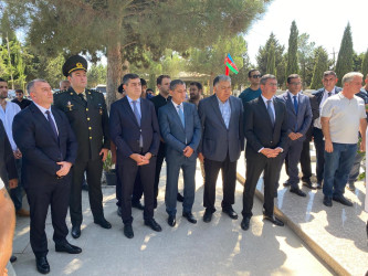 Birinci Qarabağ müharibəsi şəhidi Yusif Bağırov Buzovna qəsəbəsindəki Şəhidlər Xiyabanında dəfn edilib