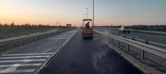 Xəzər rayonu ərazisində avtomobil yollarının  cari təmir-bərpa işləri icra olunur