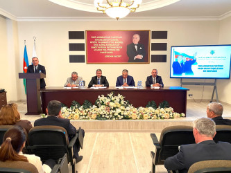 YAP Xəzər rayon təşkilatının XIII konfransı keçirilib