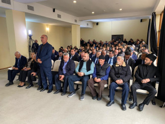 Xəzər Rayon İcra Hakimiyyətinin başçısı Elşən Salahovun Şağan qəsəbəsində yaşayan sakinlərlə növbəti səyyar görüşü keçirilib