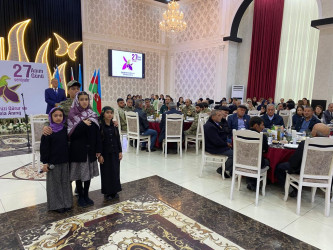 Xəzər rayonunda “27 sentyabr- Anım günü” ilə bağlı silsilə tədbirlər keçirilib`