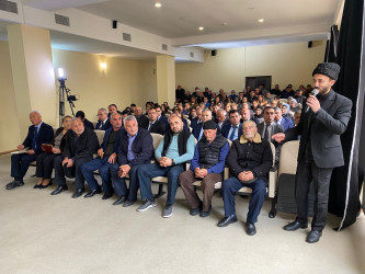 Xəzər Rayon İcra Hakimiyyətinin başçısı Elşən Salahovun Şağan qəsəbəsində yaşayan sakinlərlə növbəti səyyar görüşü keçirilib