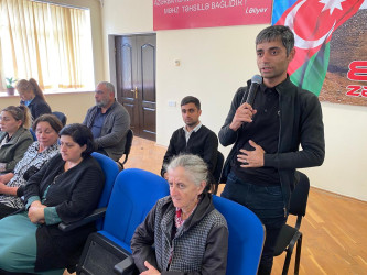 Rayon İcra Hakimiyyətinin başçısı Elşən Salahov Türkan qəsəbə sakinləri ilə növbəti səyyar görüşü keçirilib