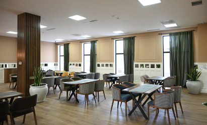 Azərbaycan Respublikasının Prezidenti İlham Əliyev Azərbaycan Yazıçılar Birliyinin Səməd Vurğun adına Yaradıcılıq Evinin açılışında iştirak edib