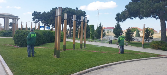 Xəzər rayonunda növbəti genişmiqyaslı ümumrayon iməcliyi keçirilib