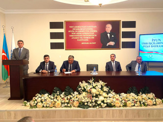Xəzər rayonunda 17 iyun – Tibb İşçilərinin Peşə Bayramı  Günü münasibətilə “Sağlam gələcəyin memarları” adlı tədbir keçirilib