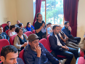 Mərdəkan qəsəbəsində növbəti səyyar qəbul keçirilmişdir