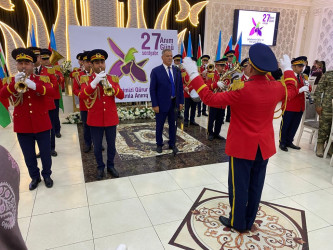 Xəzər rayonunda “27 sentyabr- Anım günü” ilə bağlı silsilə tədbirlər keçirilib`