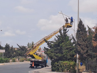 Xəzər rayonunda abadlıq-quruculuq və təmizlik işləri davam etdirilir