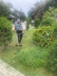 Xəzər rayonunda abadlıq-quruculuq və təmizlik işləri davam etdirilir