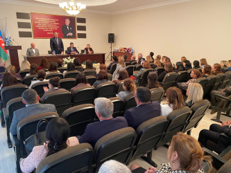 Xəzər rayonunda “5 oktyabr-Beynəlxalq Müəllimlər Günü”  qeyd olunub