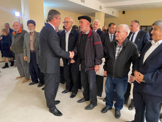 Şağan qəsəbəsində növbəti səyyar qəbul keçirilmişdir