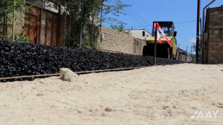 Xəzər rayonunun Binə, Qala və Buzovna qəsəbələrində yolların təmiri işləri həyata keçirilmişdir