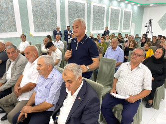 Binə qəsəbəsində növbəti səyyar qəbul keçirilmişdir