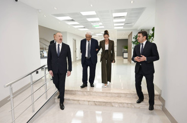 İlham Əliyev Milli Aviasiya Akademiyasında Beynəlxalq Təlim Mərkəzinin açılışında iştirak edib