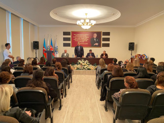 Xəzər rayonunda “5 oktyabr-Beynəlxalq Müəllimlər Günü”  qeyd olunub