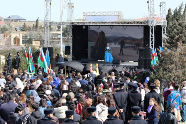Xəzər rayonunda ümumrayon Novruz şənliyi keçirilib