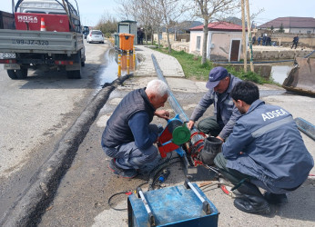 Xəzər rayonunda intensiv yağıntıların fəsadlarının aradan qaldırılması istiqamətində tədbirlər davam etdirilir