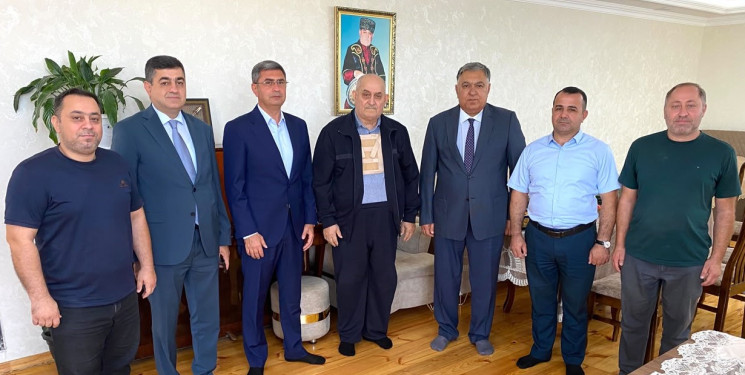 Şağan qəsəbəsində Əməkdar incəsənət xadimi Aqil Məlikovla görüş keçirilib