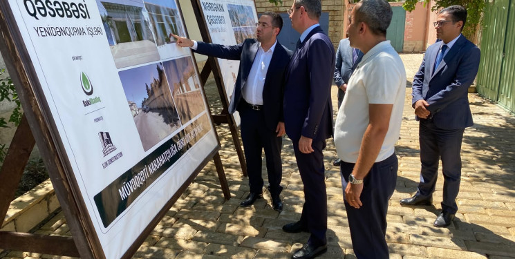 Xəzər Rayon İcra Hakimiyyətinin başçısı Mərdəkan və Şüvəlan qəsəbələrində abadlıq-quruculuq işləri ilə tanış olub