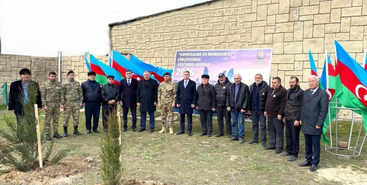 Xəzər rayonunda “Şəhərsalma və Memarlıq ili” çərçivəsində ağacəkmə aksiyası keçirilib