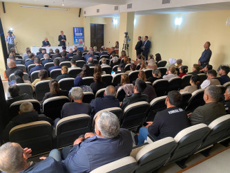 Şağan qəsəbəsində növbəti səyyar qəbul keçirilmişdir