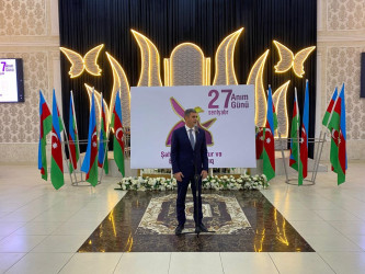 Xəzər rayonunda “27 sentyabr- Anım günü” ilə bağlı silsilə tədbirlər keçirilib`