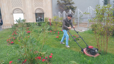 Xəzər rayonunda növbəti genişmiqyaslı ümumrayon iməcliyi keçirilib