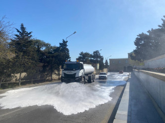 Xəzər rayonunda növbəti genişmiqyaslı təmizlik və abadlıq işləri həyata keçirilib