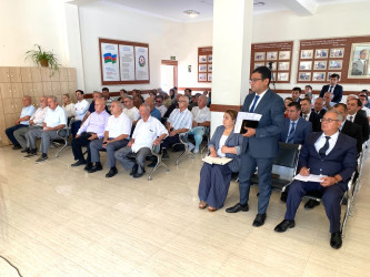 Şağan qəsəbə sakinləri ilə növbəti səyyar görüş keçirilmişdir