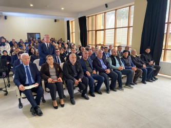 Xəzər Rayon İcra Hakimiyyətinin başçısı Elşən Salahovun Şağan qəsəbəsində yaşayan sakinlərlə növbəti səyyar görüşü keçirilib