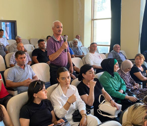 Şağan qəsəbə sakinləri ilə səyyar görüş keçirilib