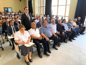 Şağan qəsəbəsində növbəti səyyar qəbul keçirilmişdir