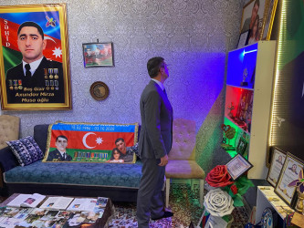 Vətən müharibəsi şəhidi Axundov Mirzə Musa oğlunun əziz xatirəsi ehtiramla yad edilib