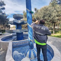 Xəzər rayonunda növbəti genişmiqyaslı təmizlik və abadlıq işləri həyata keçirilib